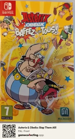 Asterix & Obelix: Slap Them All! Nintendo Switch, PAL box front