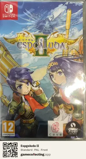 Espgaluda II Nintendo Switch, PAL box front