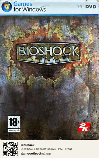 BioShock Computer, PAL box front