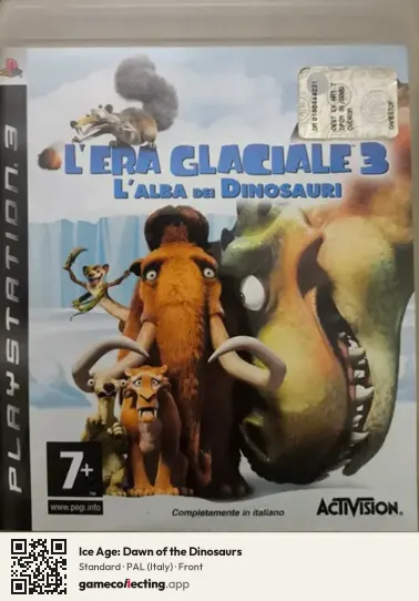 Ice Age: Dawn of the Dinosaurs PlayStation 3, Italy box front