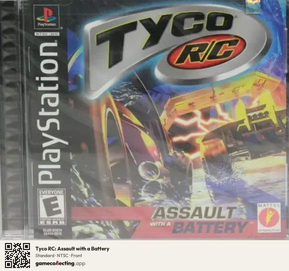 Tyco RC: Assault with a Battery PlayStation, NTSC box front