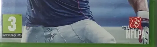 Madden NFL 17, the PEGI square on its front