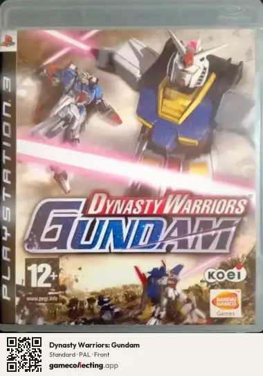 Dynasty Warriors: Gundam PlayStation 3, PAL box front