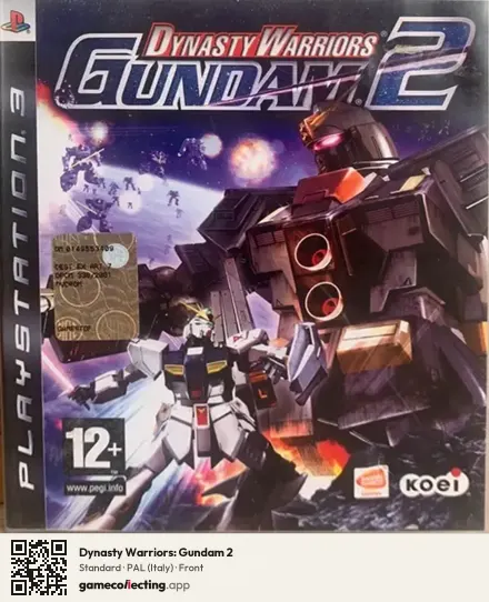 Dynasty Warriors: Gundam 2 PlayStation 3, Italy box front