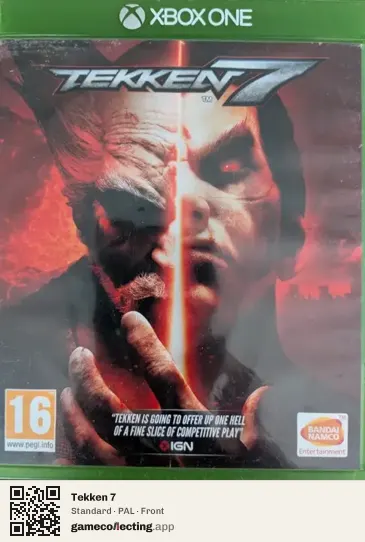 Tekken 7 Xbox One, PAL box front