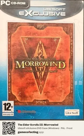 The Elder Scrolls III: Morrowind Computer, PAL box front