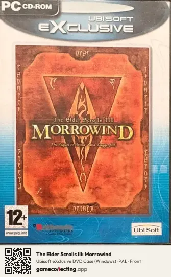 The Elder Scrolls III: Morrowind Computer, PAL box front