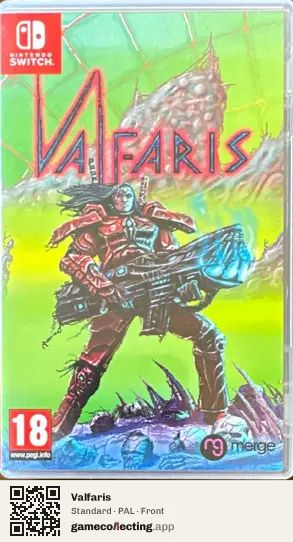 Valfaris Nintendo Switch, PAL box front