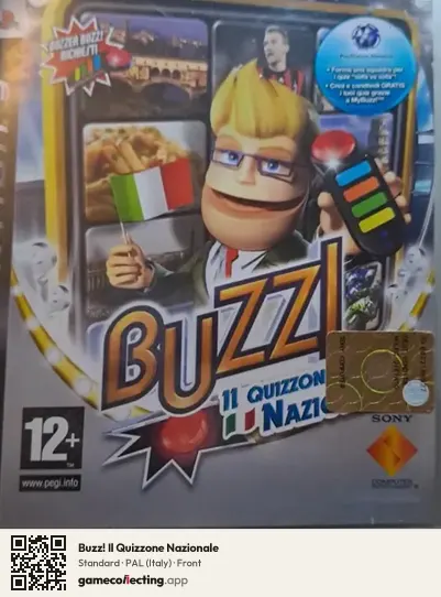 Buzz! Il Quizzone Nazionale PlayStation 3, Italy box front