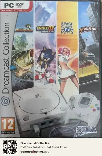 Dreamcast Collection Computer, Italy box front