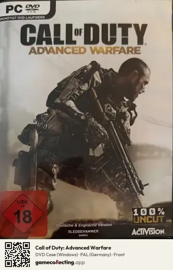 Call of Duty: Advanced Warfare Computer, Germany box front