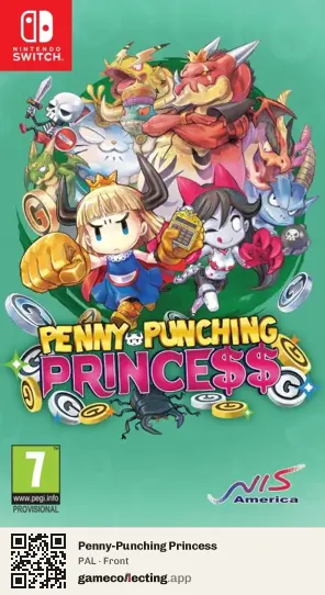 Penny-Punching Princess Nintendo Switch, PAL box front