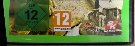 Sid Meier's Civilization IV, the USK square on its front