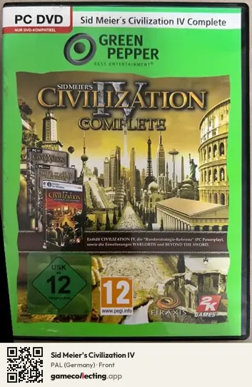 Sid Meier's Civilization IV Computer, Germany box front