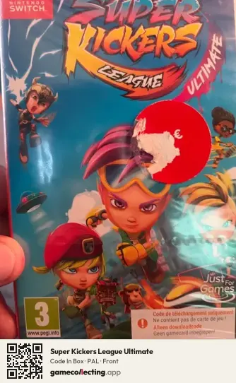 Super Kickers League Ultimate Nintendo Switch, PAL box front