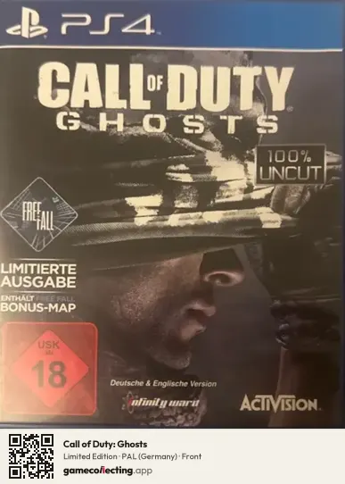 Call of Duty: Ghosts PlayStation 4, Germany box front
