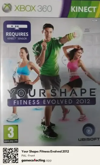 Your Shape: Fitness Evolved 2012 Xbox 360, PAL box front