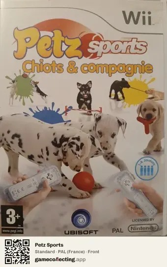 Petz Sports Nintendo Wii, France box front