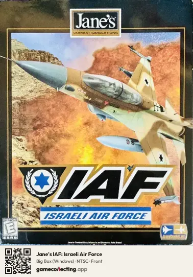 Jane's IAF: Israeli Air Force Computer, NTSC box front