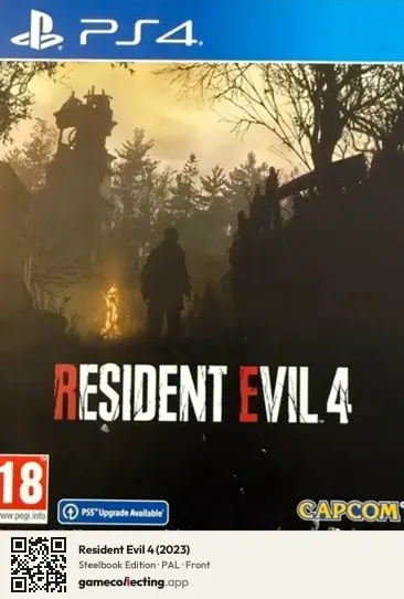 Resident Evil 4 (2023) PlayStation 4, PAL box front