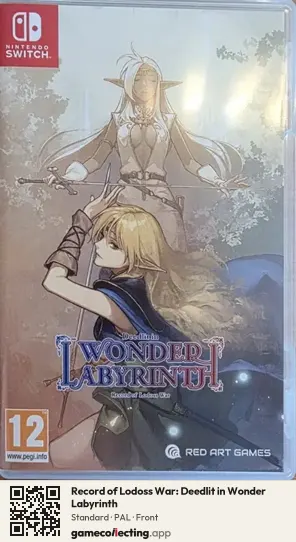 Record of Lodoss War: Deedlit in Wonder Labyrinth Nintendo Switch, PAL box front