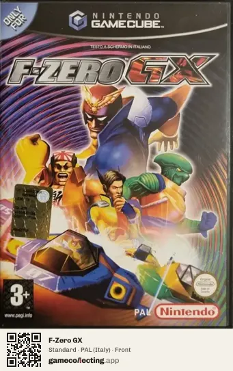 F-Zero GX Nintendo GameCube, Italy box front