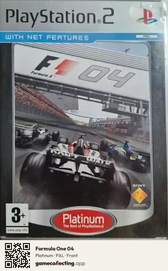 Formula One 04 PlayStation 2, PAL box front
