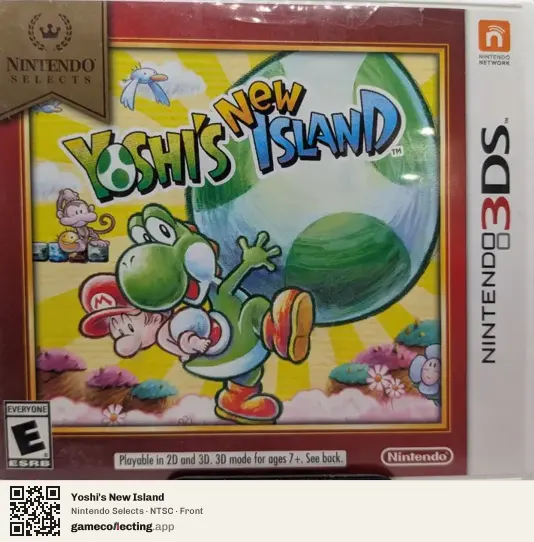 Yoshi's New Island Nintendo 3DS, NTSC box front