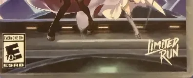 RWBY: Arrowfell, the ESRB box on its front