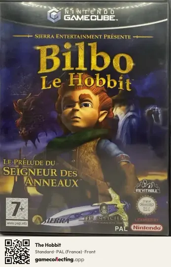 The Hobbit Nintendo GameCube, France box front