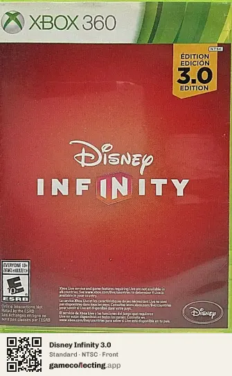 Disney Infinity 3.0 Xbox 360, NTSC box front