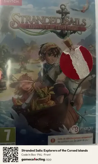 Stranded Sails: Explorers of the Cursed Islands Nintendo Switch, PAL box front