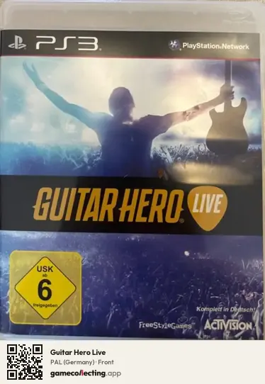 Guitar Hero Live PlayStation 3, Germany box front