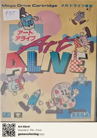 Art Alive! Sega Mega Drive / Genesis, PAL box front