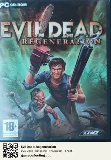 Evil Dead: Regeneration Computer, Spain box front