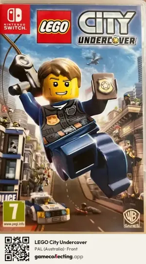 LEGO City Undercover Nintendo Switch, Australia box front