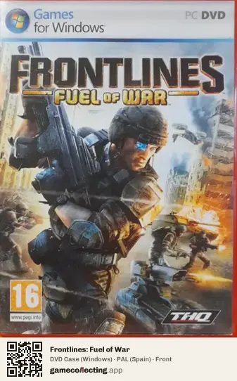Frontlines: Fuel of War Computer, Spain box front