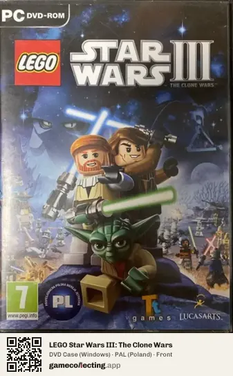 LEGO Star Wars III: The Clone Wars Computer, Poland box front
