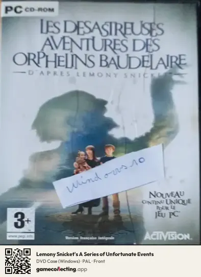Lemony Snicket's A Series of Unfortunate Events Computer, PAL box front