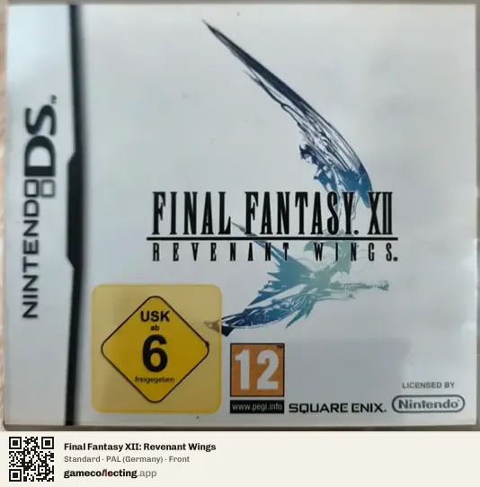 Final Fantasy XII: Revenant Wings Nintendo DS, Germany box front