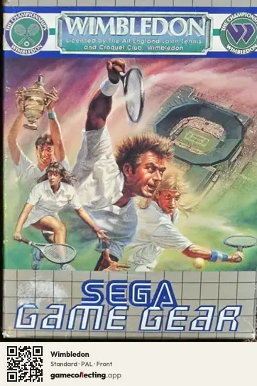 Wimbledon Sega Game Gear, PAL box front