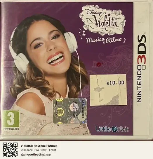 Violetta: Rhythm & Music Nintendo 3DS, Italy box front