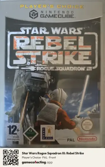 Star Wars Rogue Squadron III: Rebel Strike Nintendo GameCube, PAL box front