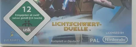 Star Wars: The Clone Wars: Lightsaber Duels, the USK square on its front