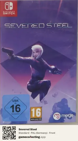 Severed Steel Nintendo Switch, Germany box front