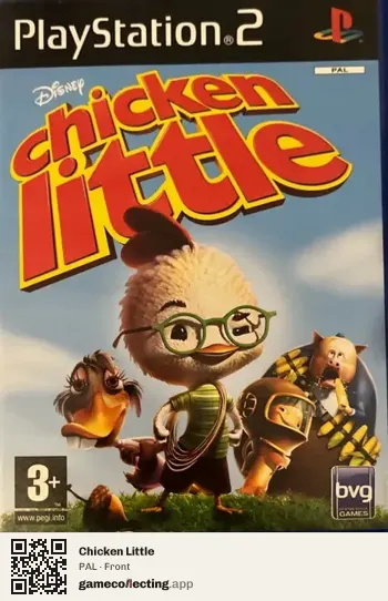 Chicken Little PlayStation 2, PAL box front