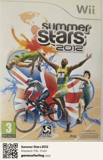 Summer Stars 2012 Nintendo Wii, PAL box front