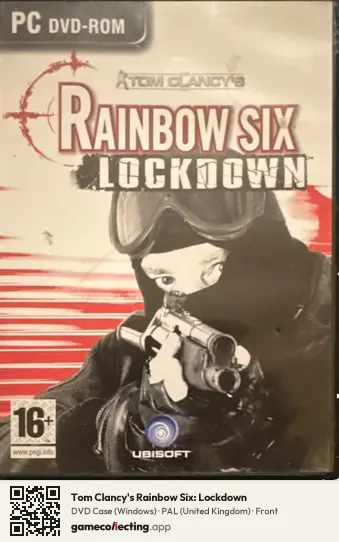 Tom Clancy's Rainbow Six: Lockdown Computer, United Kingdom box front