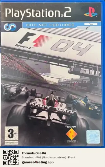 Formula One 04 PlayStation 2, Nordic countries box front
