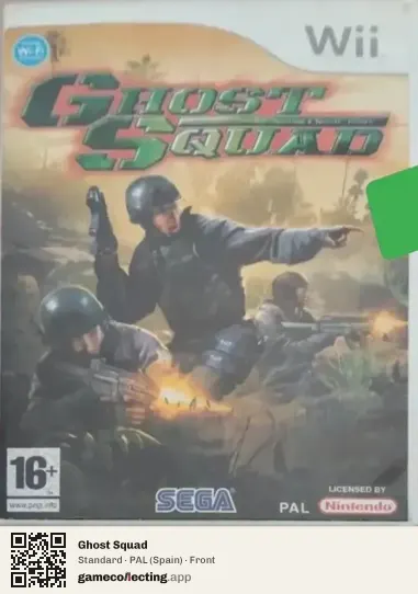 Ghost Squad Nintendo Wii, Spain box front